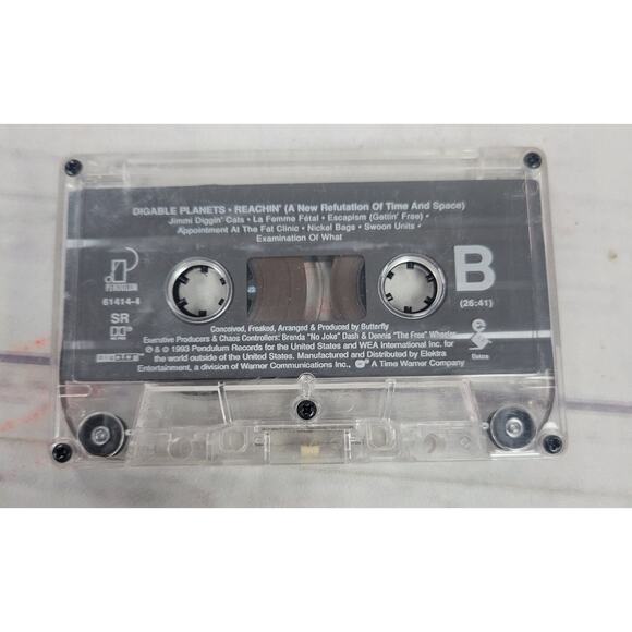 Digable Planets Reachin' a New Refutation of Time and Space Cassette Tape - Picture 3 of 4